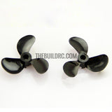 28xP5.1,  3-blade PC Propeller (Anti paddle) for 3mm shaft RC Boat