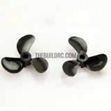 36xP6.75,  3-blade PC Propeller (Anti paddle) for 4mm shaft RC Boat