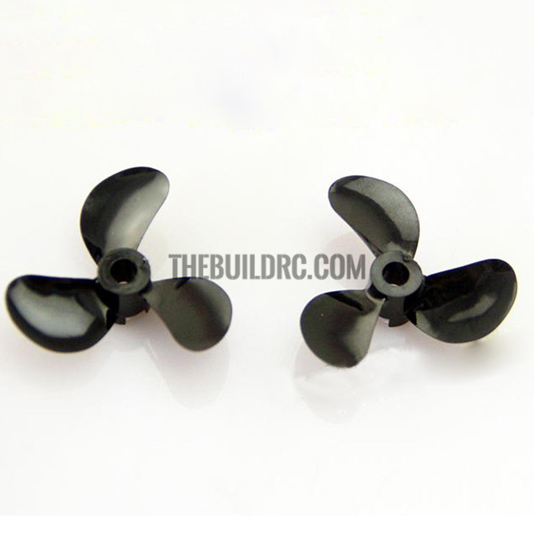 40xP7.6,  3-blade PC Propeller (Anti paddle) for 4mm shaft RC Boat