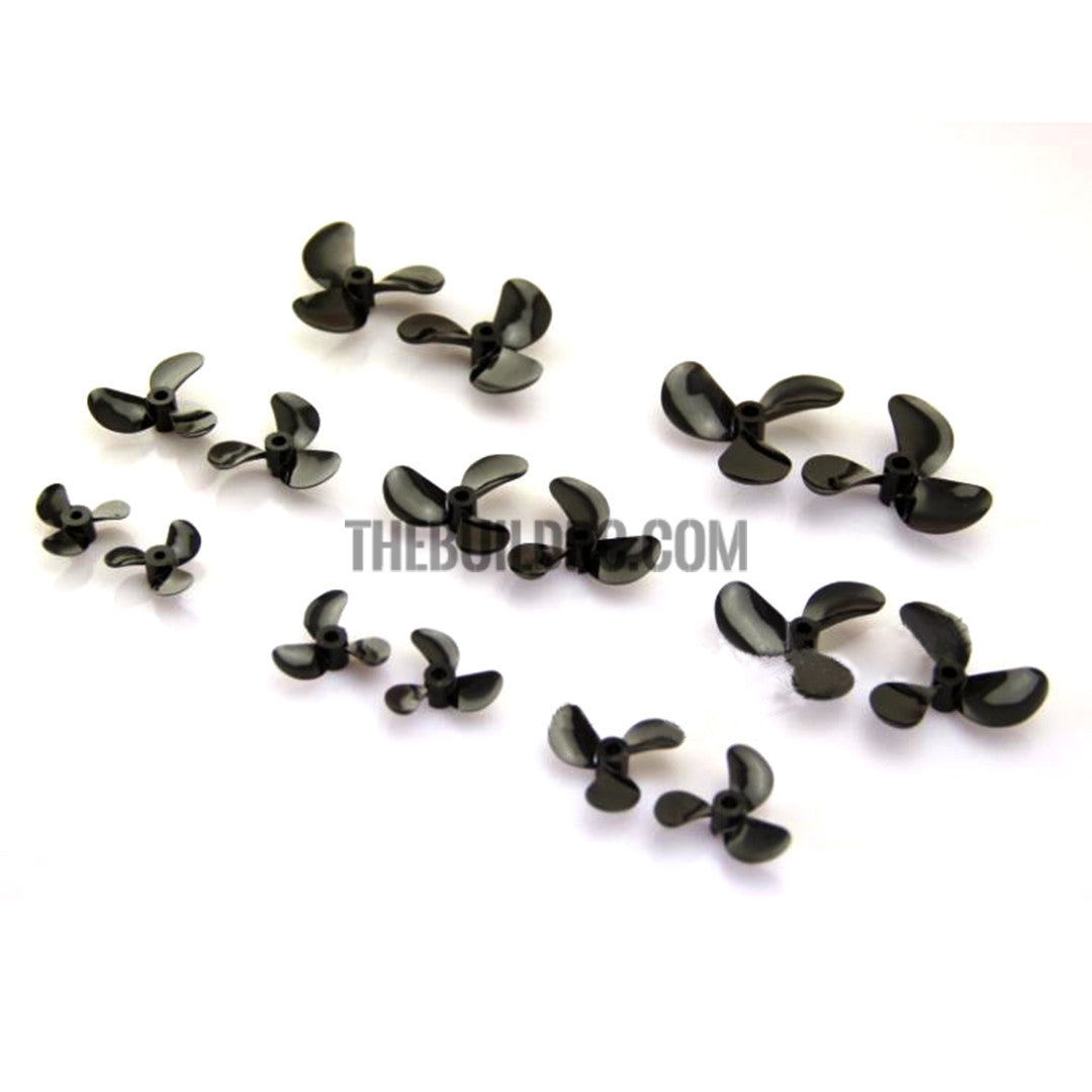 40xP7.6,  3-blade PC Propeller (Anti paddle) for 4mm shaft RC Boat