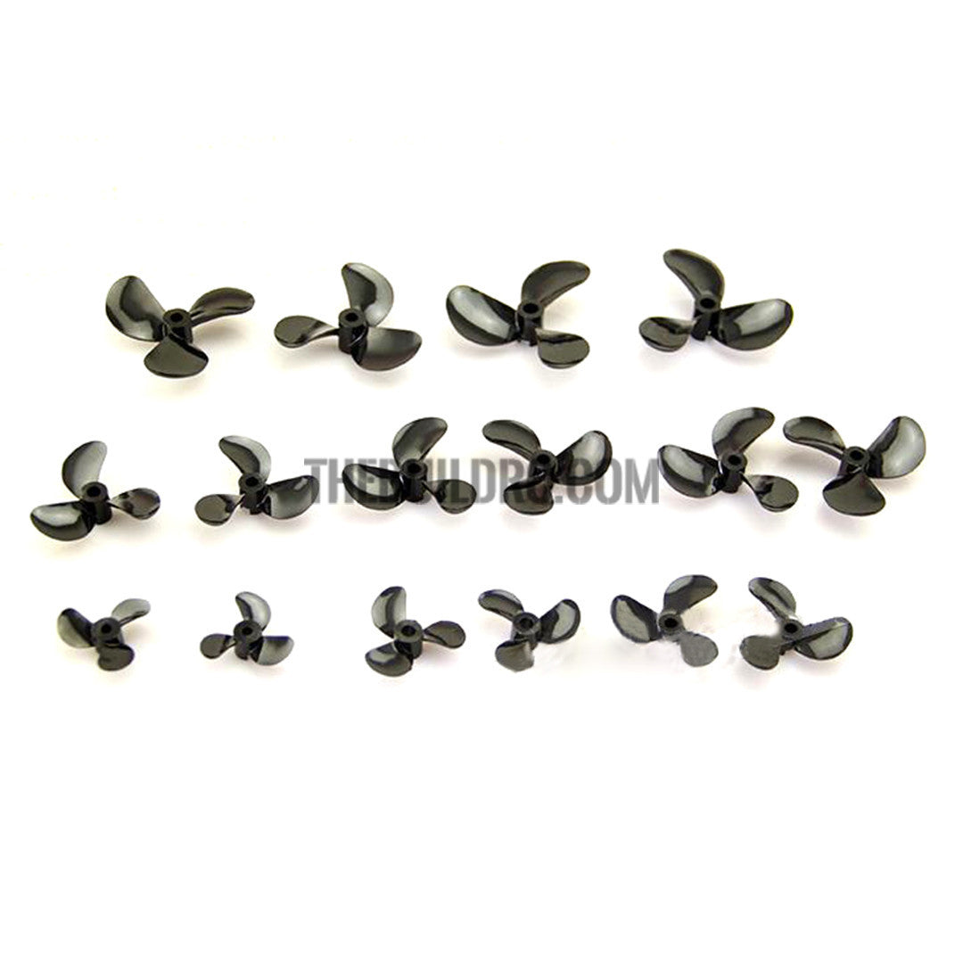 40xP7.6,  3-blade PC Propeller (Anti paddle) for 4mm shaft RC Boat