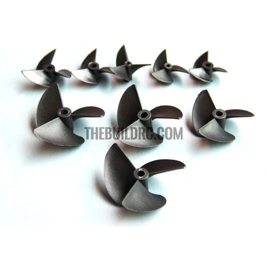 1PCS D25x3.0x1.2, 3-Blade Plastic RC Nitro Boat Propeller CW
