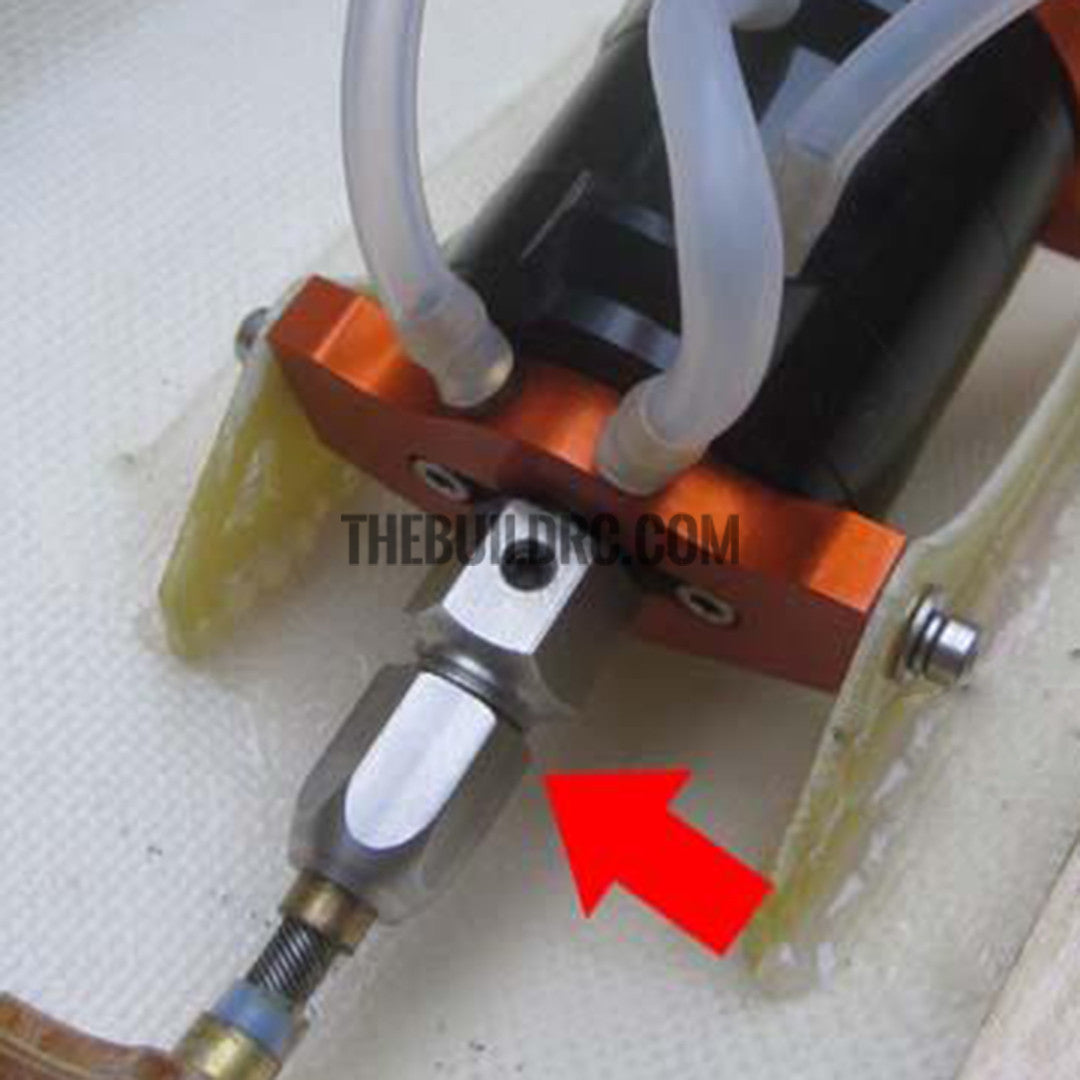 Steel Flex Collet Coupler for 5mm Motor Shaft and 4.76mm (3/16 inch) Flex Cable