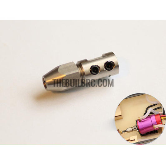 Steel Flex Collet Coupler for 3.18mm Motor Shaft and 3.18mm Flex Cable