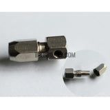Steel Flex Collet Coupler for 4mm Motor Shaft and 3.18mm(1/8 Inch) Flex Cable