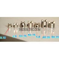 Model Boat Stainless Steel Drive Dog Shaft Crutch 3.18mm for RC Boat Drive Shaft