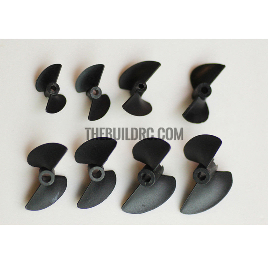 D27 x P1.4 ,2-Blade Nylon RC Boat Propeller for 3.18mm Shaft