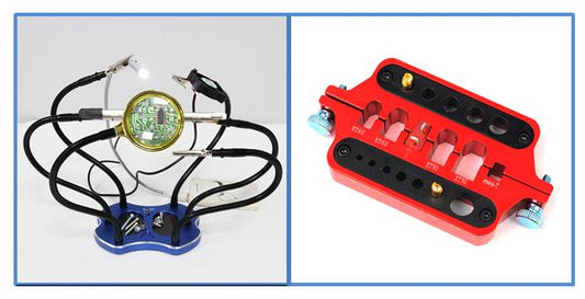 Hobby Helping Hands/Soldering Station + Banana Plugs Multifunctional Welding Station Bundle