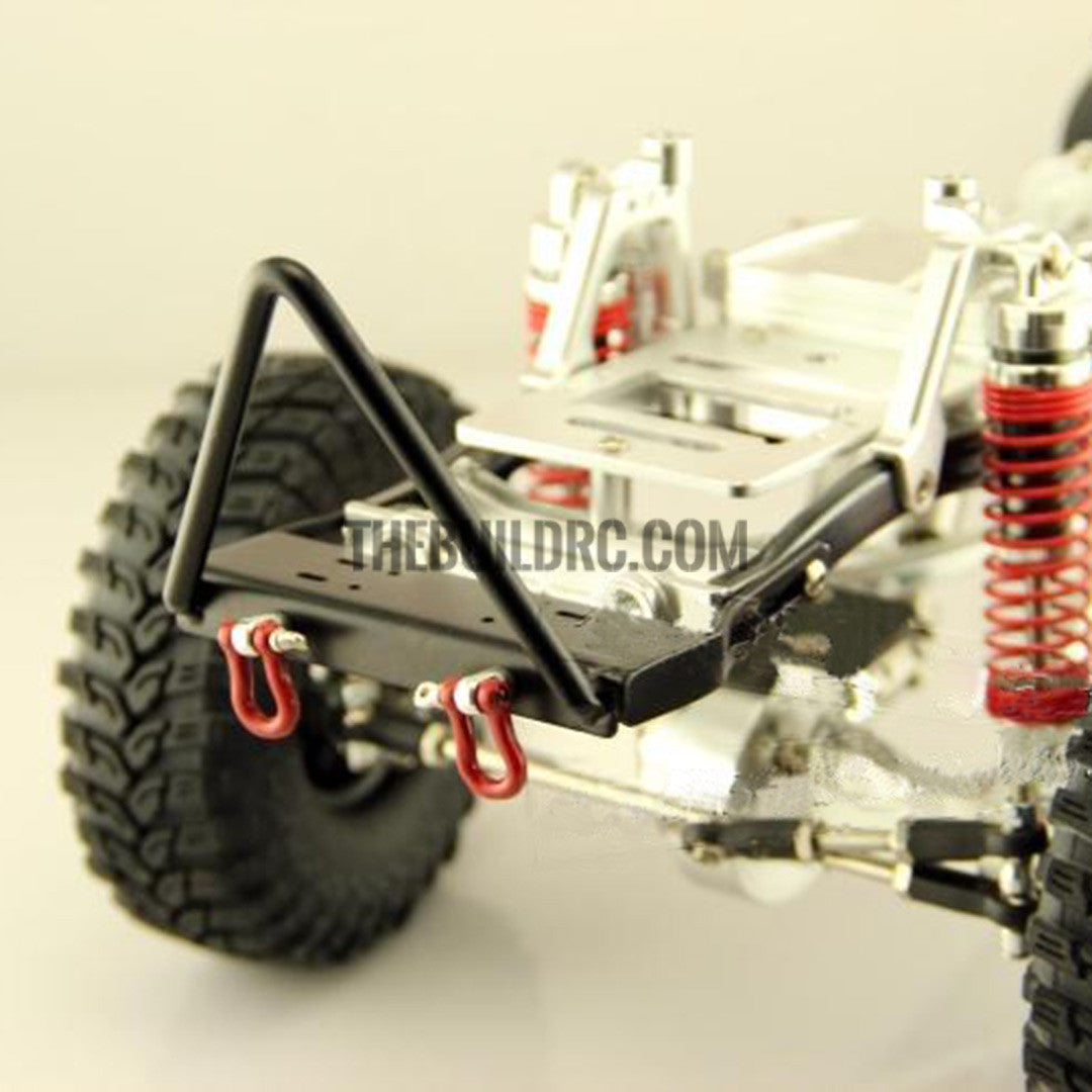 Stinger Steel Bumper Winch Mount Shackle Axial SCX10 RC Car (version 02)