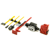 1/10 Accessory Tool Set For RC Pick-Up Trucks Tamiya HPI Axial Wraith-Red and Yellow