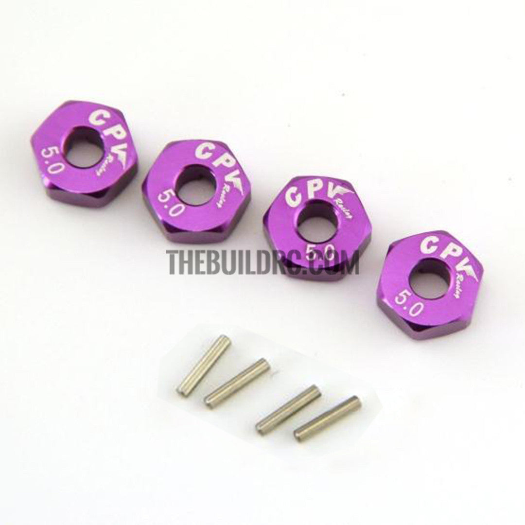 Aluminum 5mm Thickness Hex Adapter for 1:10 RC Car