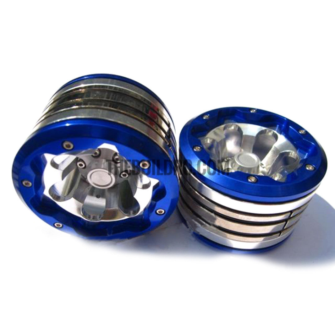 2.2" Scale Beadlock Wheel for 1/10 RC Crawler SCX10 AX10 -Black