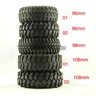 RC 1:10 Rock Climbing Car Racing Tires Tyre 1.9" 102mm1 PCS for RC4WD F350 SCX10