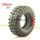 RC 1:10 Rock Climbing Car Racing Tires Tyre 1.9" 115mm 1 PCS for RC4WD F350 SCX10