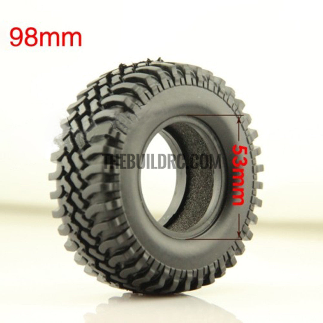 RC 1:10 Rock Climbing Car Racing Tires Tyre 1.9" 90mm 1 PCS for RC4WD F350 SCX10