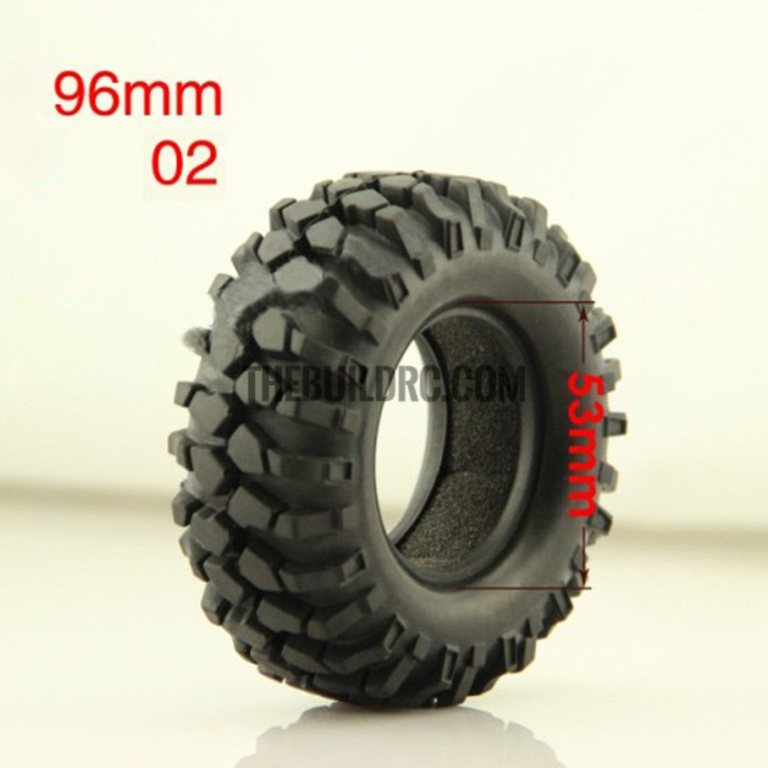 RC 1:10 Rock Climbing Car Racing Tires Tyre 1.9" 98mm1 PCS for RC4WD F350 SCX10