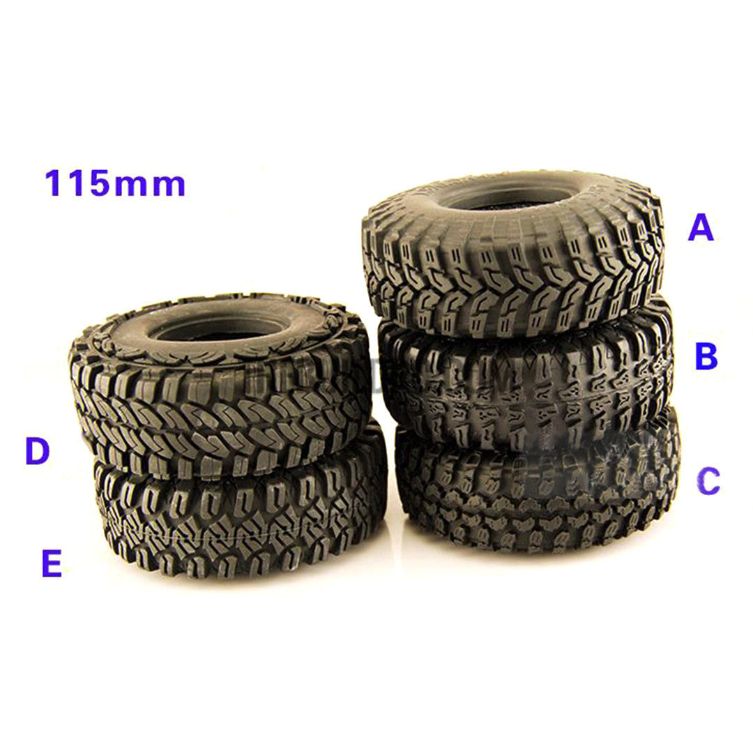 RC 1:10 Rock Climbing Car Racing Tires Tyre 1.9" 90mm 1 PCS for RC4WD F350 SCX10