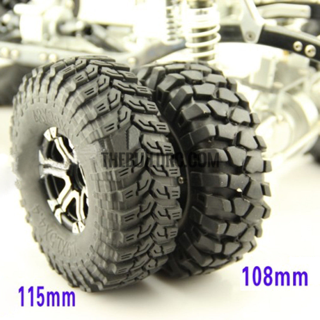 RC 1:10 Rock Climbing Car Racing Tires Tyre 1.9" 96mm1 PCS for RC4WD F350 SCX10