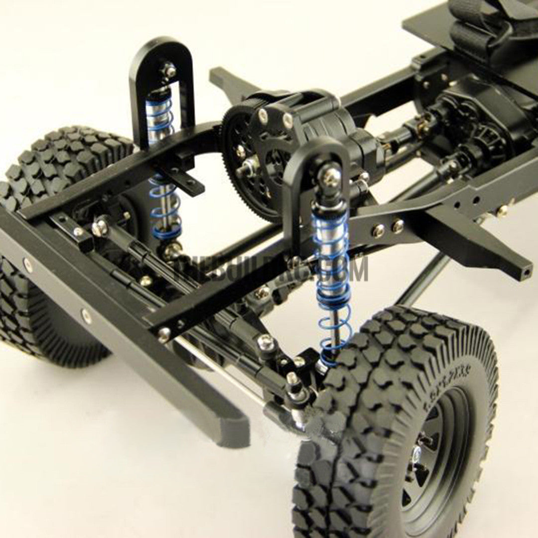 D90 V2 1/10 Scale Defender Chassis Fully CNC Metal Electric 4X4 RC Truck D90II