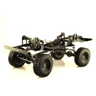 D90 V2 1/10 Scale Defender Chassis Fully CNC Metal Electric 4X4 RC Truck D90II Suspension travel edition