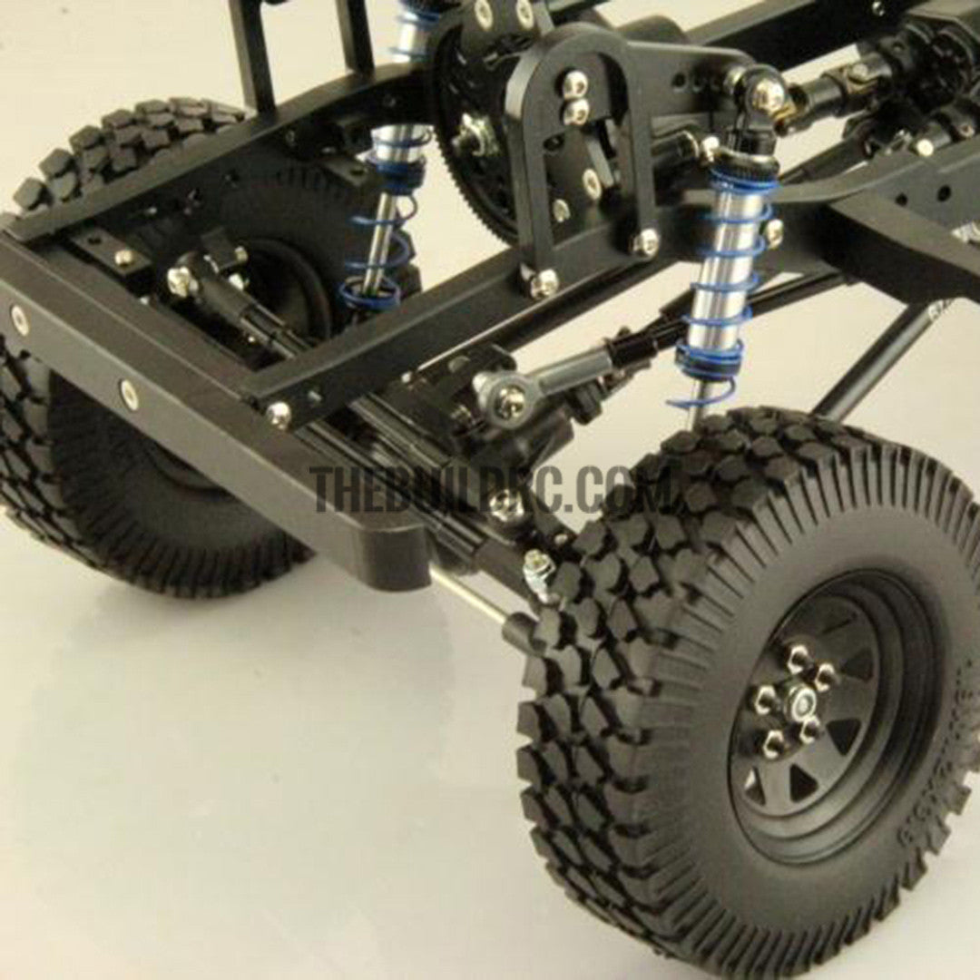 D90 V2 1/10 Scale Defender Chassis Fully CNC Metal Electric 4X4 RC Truck D90II Suspension travel edition