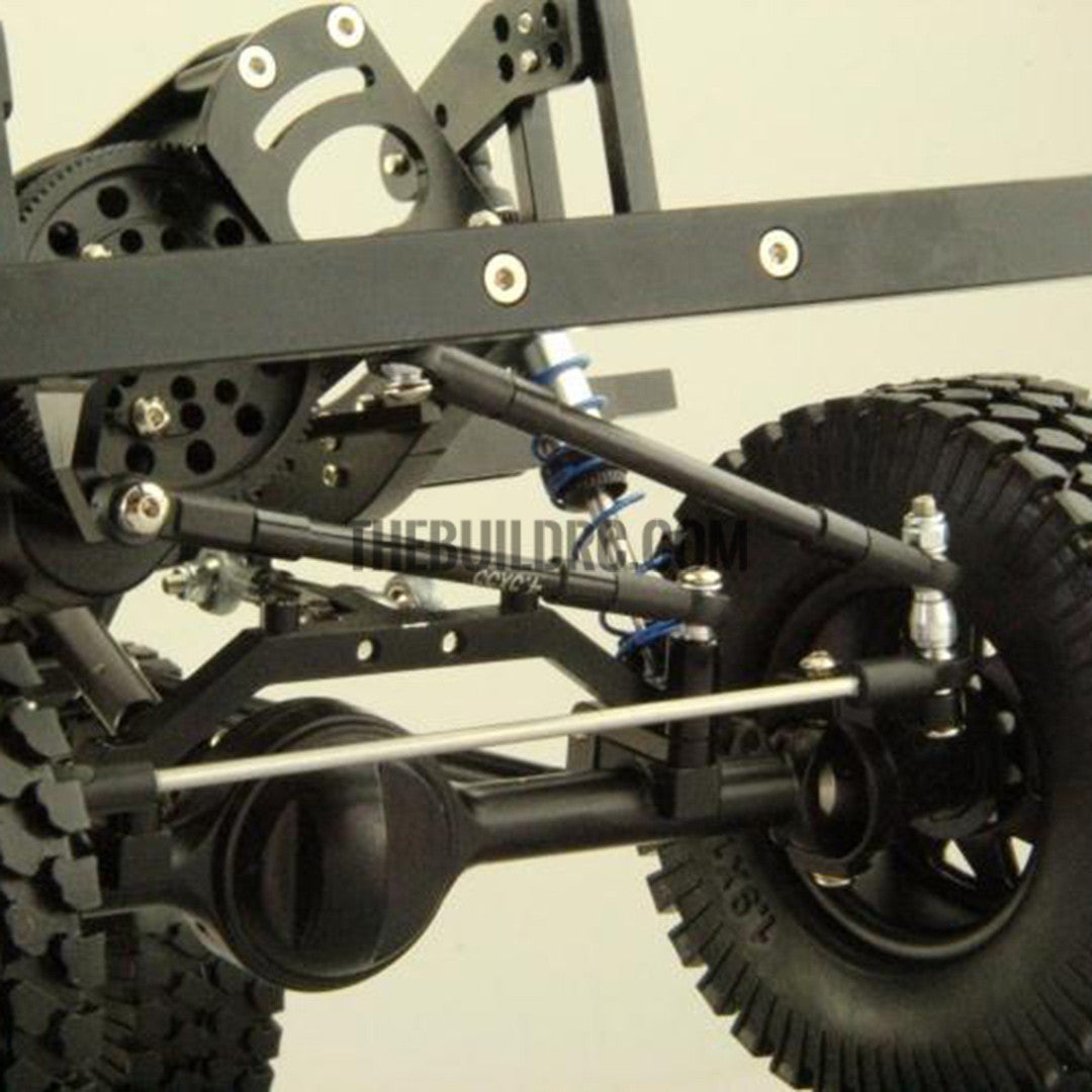 D90 V2 1/10 Scale Defender Chassis Fully CNC Metal Electric 4X4 RC Truck D90II Suspension travel edition