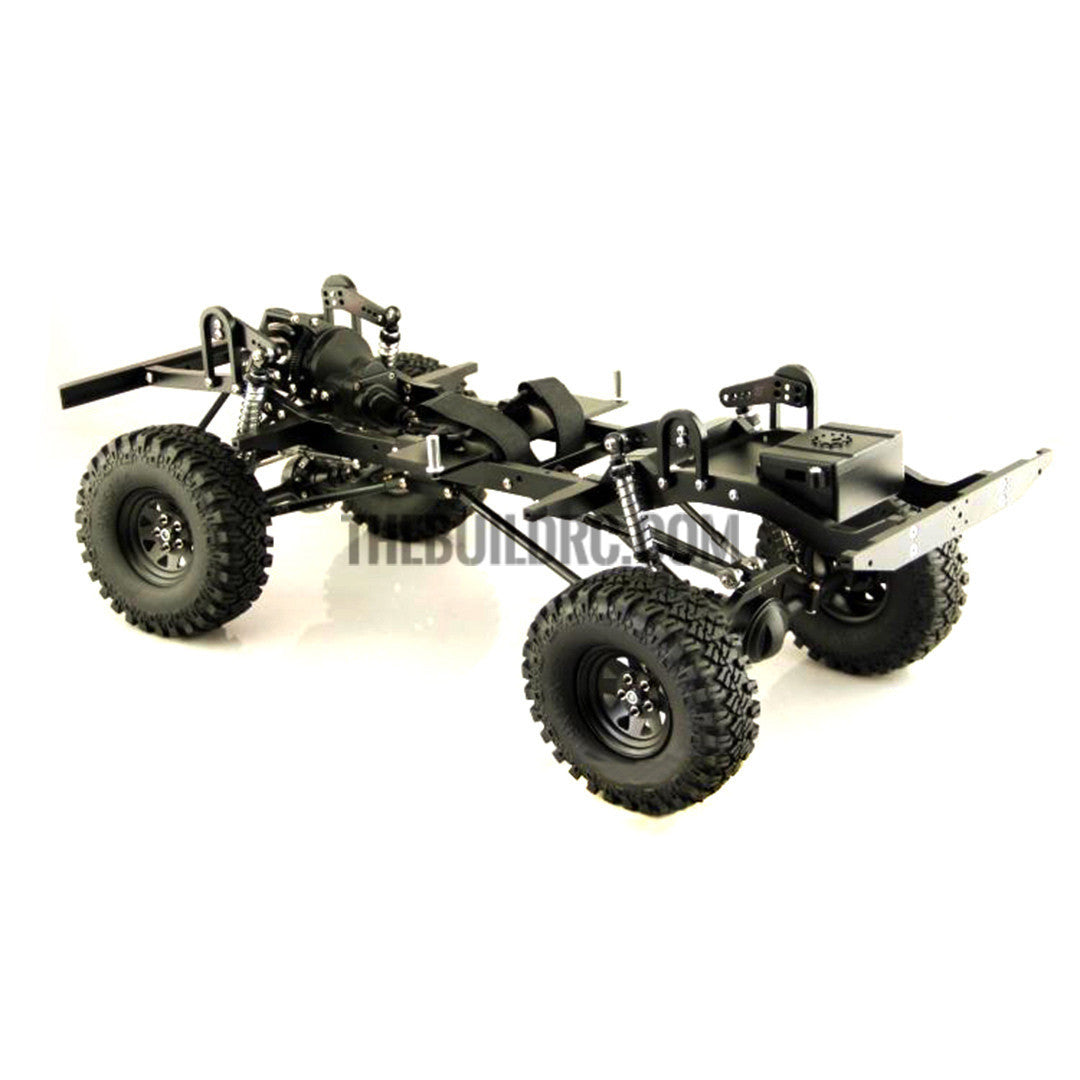 D90 V2 1/10 Scale Defender Chassis Fully CNC Metal Electric 4X4 RC Truck D110