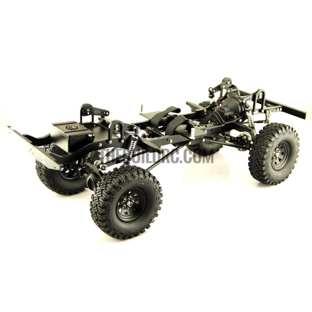 D90 V2 1/10 Scale Defender Chassis Fully CNC Metal Electric 4X4 RC Truck D110