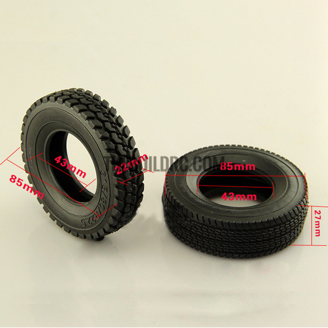 Front  wheel (1) for 1/14 SCALE TAMIYA RC TRACTOR TRUCK