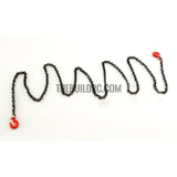 Black Metal Trailer Hook & Chain Hook RC AXIAL For 1/10 SCX10 CC01 D90 Rock Crawler/Buggy