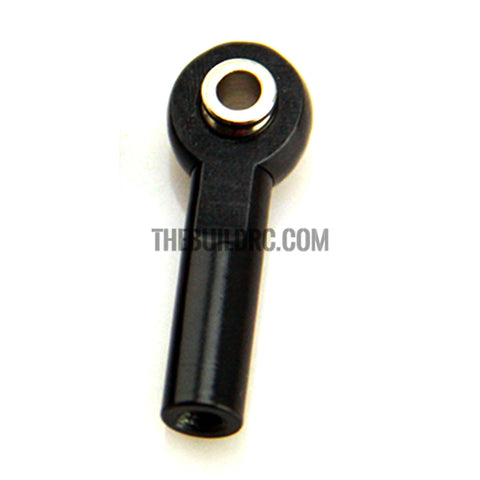 Aluminum M3 Link Rod End Ball Joint CW for 1/10 RC Car Crawler Buggy Straight 27mm Black