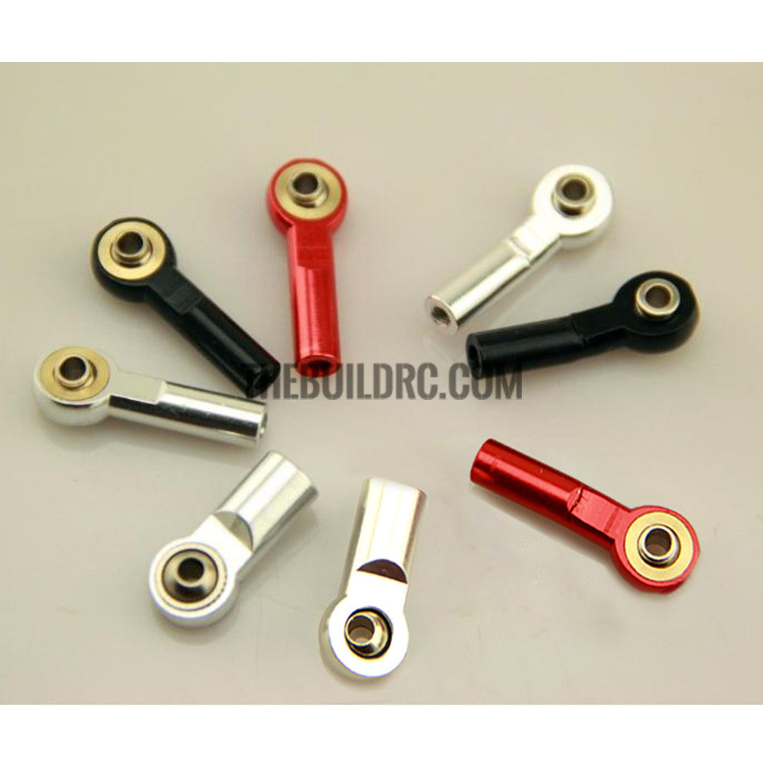 Aluminum M3 Link Rod End Ball Joint CW for 1/10 RC Car Crawler Buggy Straight 22mm Black