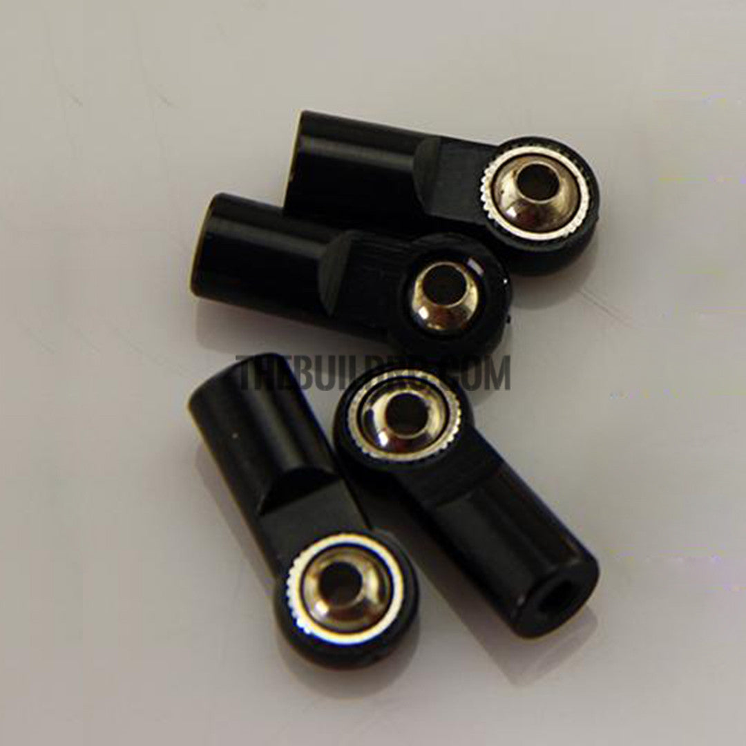 Aluminum M4 Link Rod End Ball Joint CW for 1/10 RC Car Crawler Buggy Straight 22mm Black