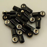 Aluminum M4 Link Rod End Ball Joint CCW for 1/10 RC Car Crawler Buggy Straight 22mm Black