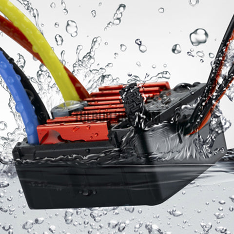 HobbyWing QuicRun 1:10 Waterproof Brushed 60A ESC 4WD RC Car Buggy Touring #1060(mini Tamiya plug)