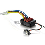 HobbyWing QuicRun 1:10 Waterproof Brushed 60A ESC 4WD RC Car Buggy Touring #1060(mini Tamiya plug)