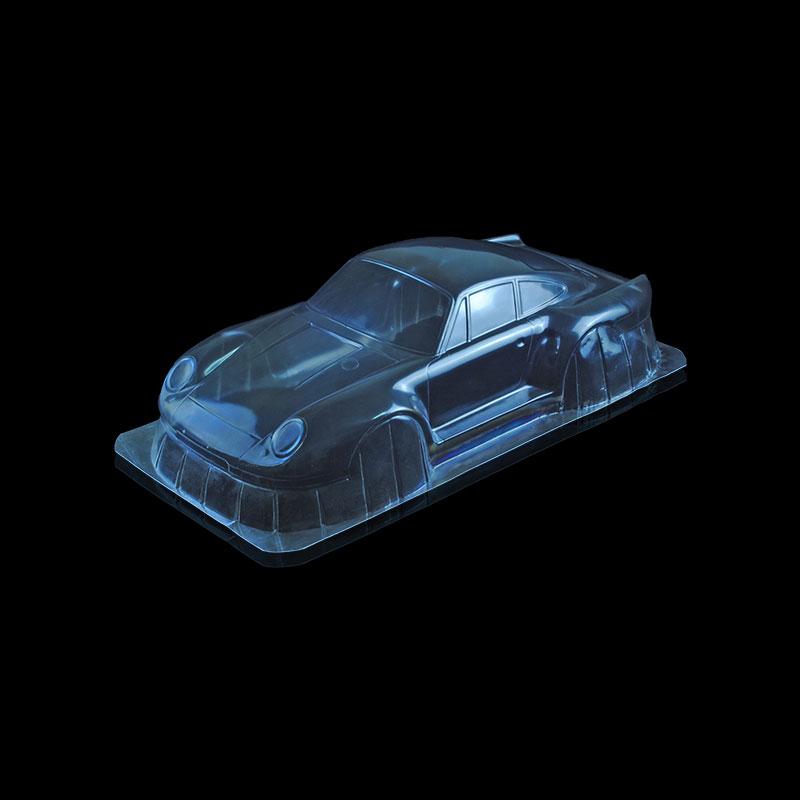 Pre-owned  1/8 Lexan Clear RC Car Body Shell for  PORSHE 959 GT BODY  325mm