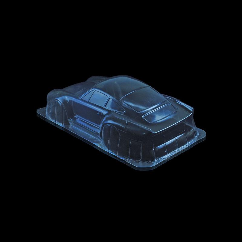Pre-owned  1/8 Lexan Clear RC Car Body Shell for  PORSHE 959 GT BODY  325mm