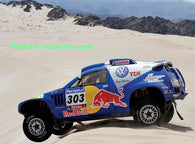 1/8 Lexan Clear RC Car Body Shell for Volkswagen Dakar Rally Touareg GT body 325mm