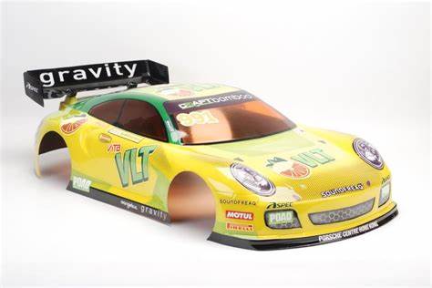 1/8 Lexan Clear RC Car Shell for HOBAO Kyosho Mugen Sworkz Traxxas 911 GT 325 mm