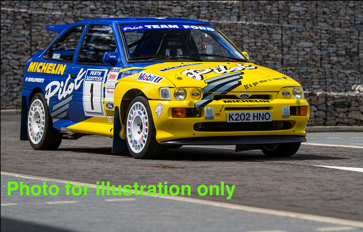 1/10 Lexan Clear RC Car Body Shell for FORD ESCORT RS COSWORTH PILOT RALLY 190mm