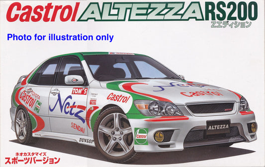 1/10 Lexan Clear RC Car Body Shell for TOYOTA ALTEZZA RS200  190mm