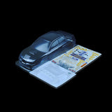1/10 Lexan Clear RC Car Body Shell for SUBARU WRC 190mm