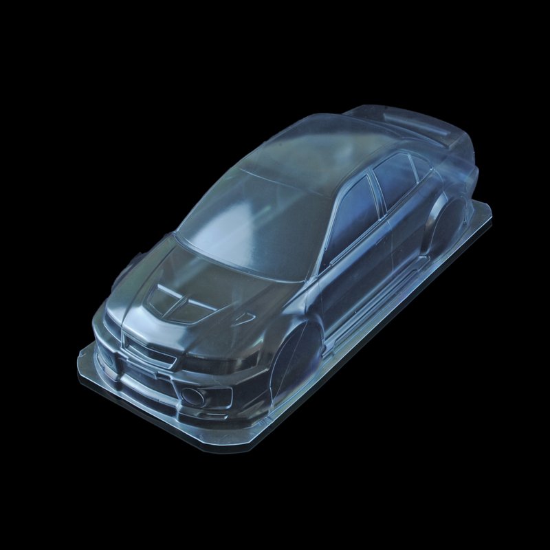 1/10 Lexan Clear RC Car Body Shell for Mitsubishi LANCER WRC EVO5   WT190mm