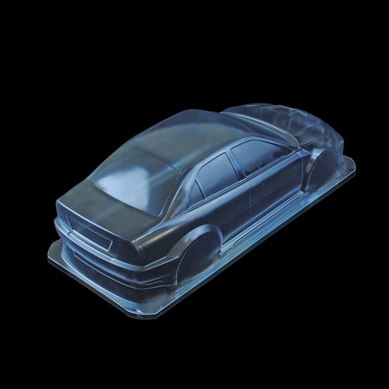 1/10 Lexan Clear RC Car Body Shell for Mitsubishi LANCER WRC EVO5   WT190mm