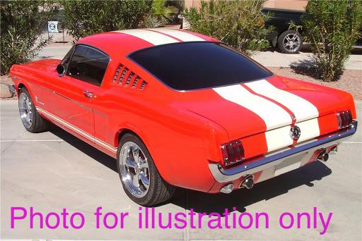1/10 Lexan Clear RC Car Body Shell for 1966 FORD MUSTANG GT  200mm