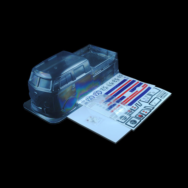 1/10 Lexan Clear RC Car Body Shell for VOLKSWAGEN PICKUP 1963  190mm
