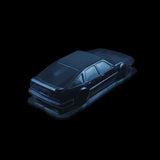 1/10 Lexan Clear RC Car Body Shell for ROVER SD1  190mm