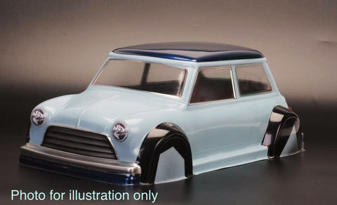1/10 Lexan Clear RC Car Body Shell for MINI COPPER M-Chassis   225mm