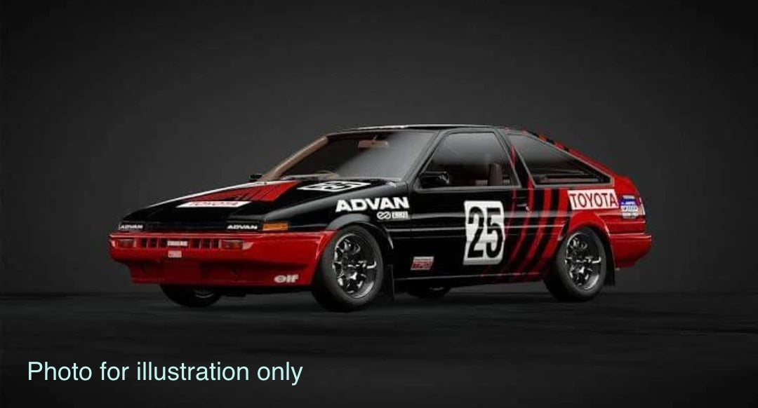 1/10 Lexan Clear RC Car Body Shell for MINI AE86 225mm